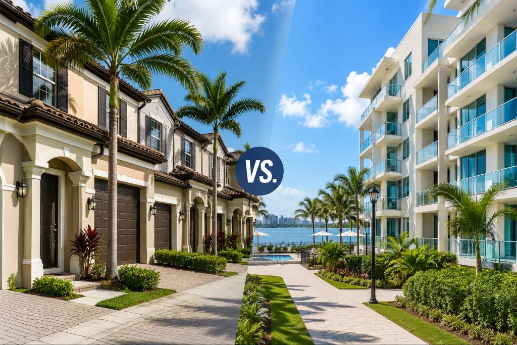 What Is a Townhouse vs. a Condo? A Florida Buyer's Guide